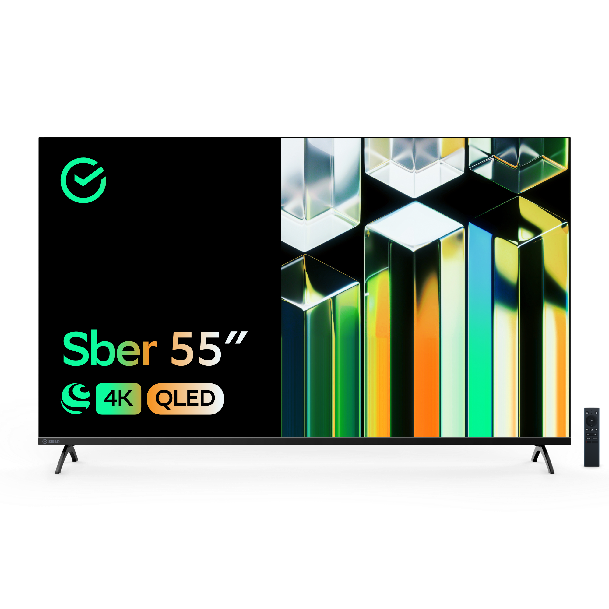 Умный Qled Телевизор Sber SDX-55UQ5230T, 55″ купить недорого в  интернет-магазине SberDevices