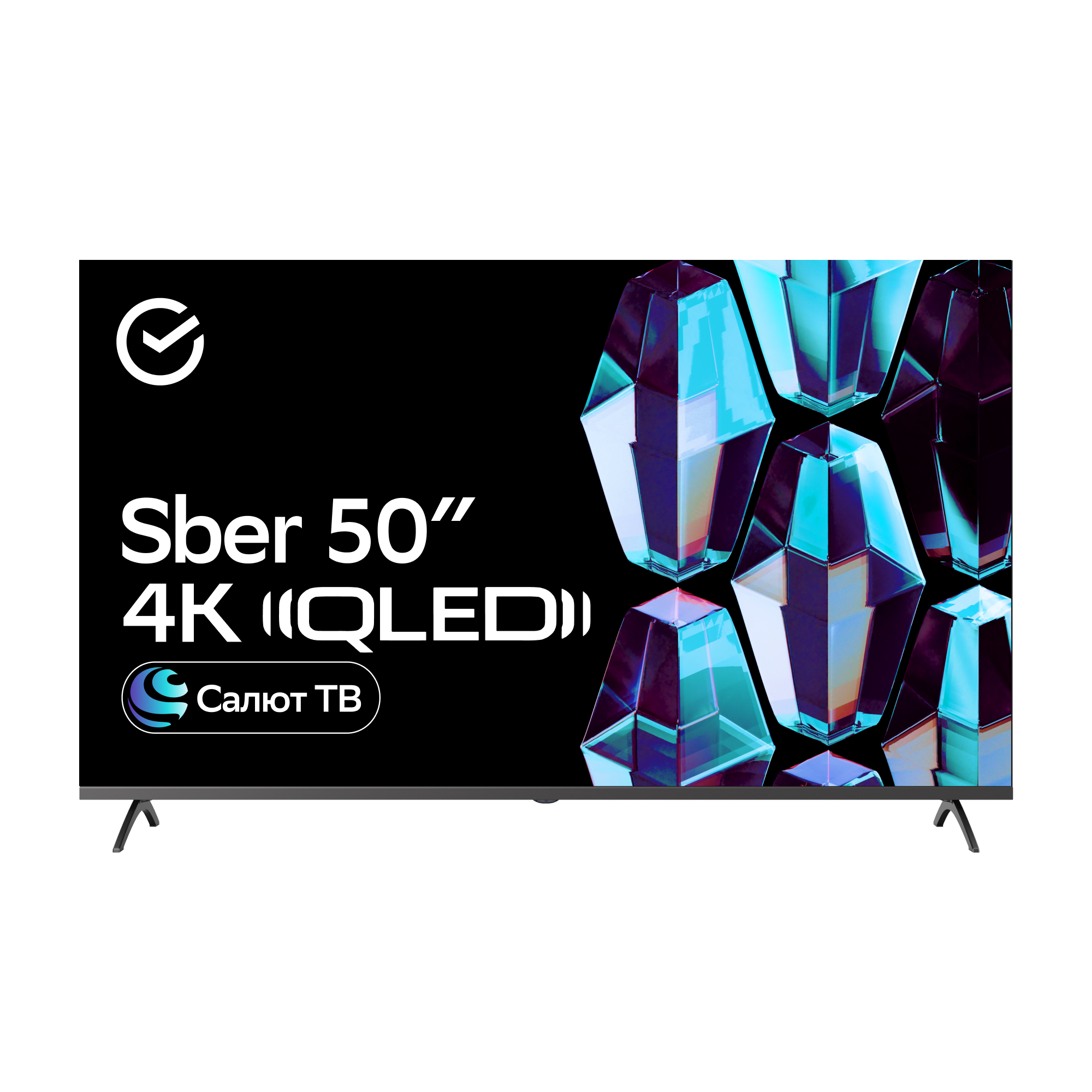 

Умный телевизор Sber SDX-50UQ5235, Титан