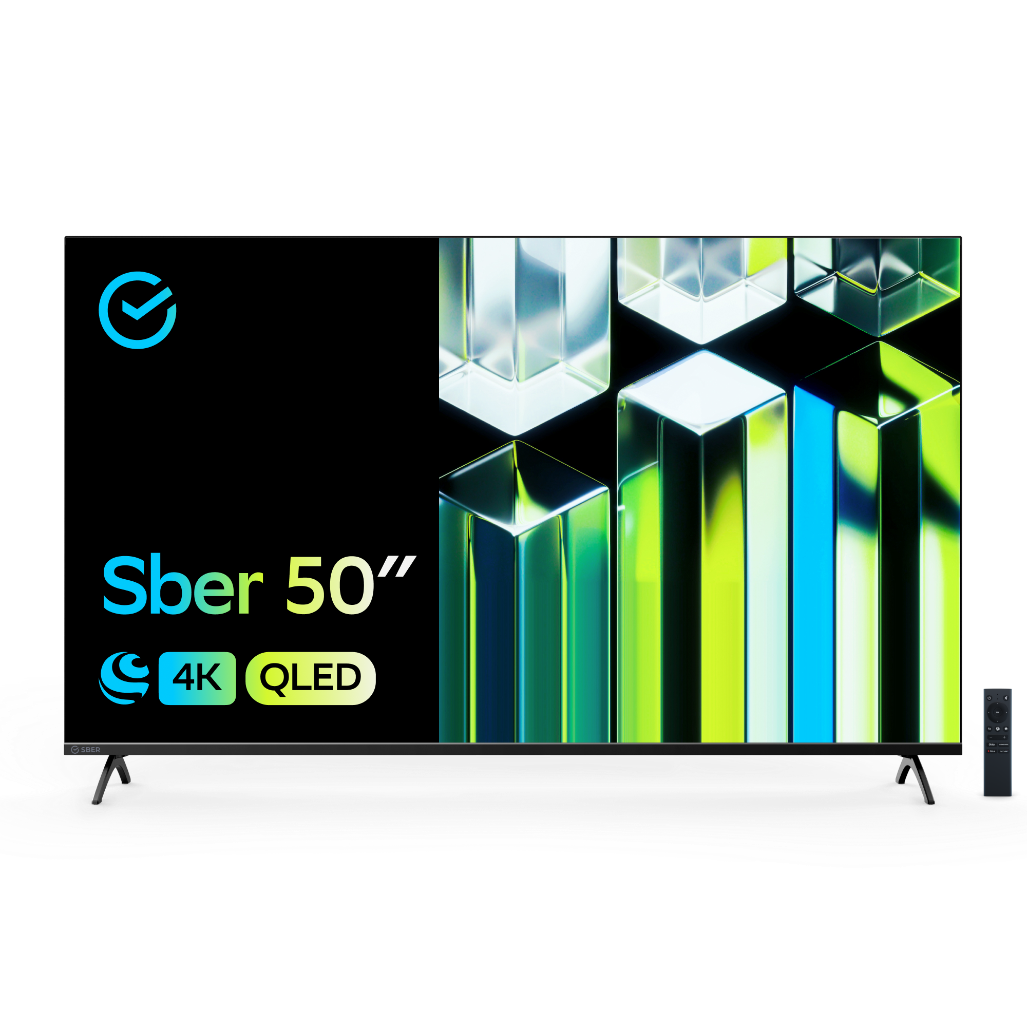 Умный Qled Телевизор Sber SDX-50UQ5230T, 50″ купить недорого в  интернет-магазине SberDevices