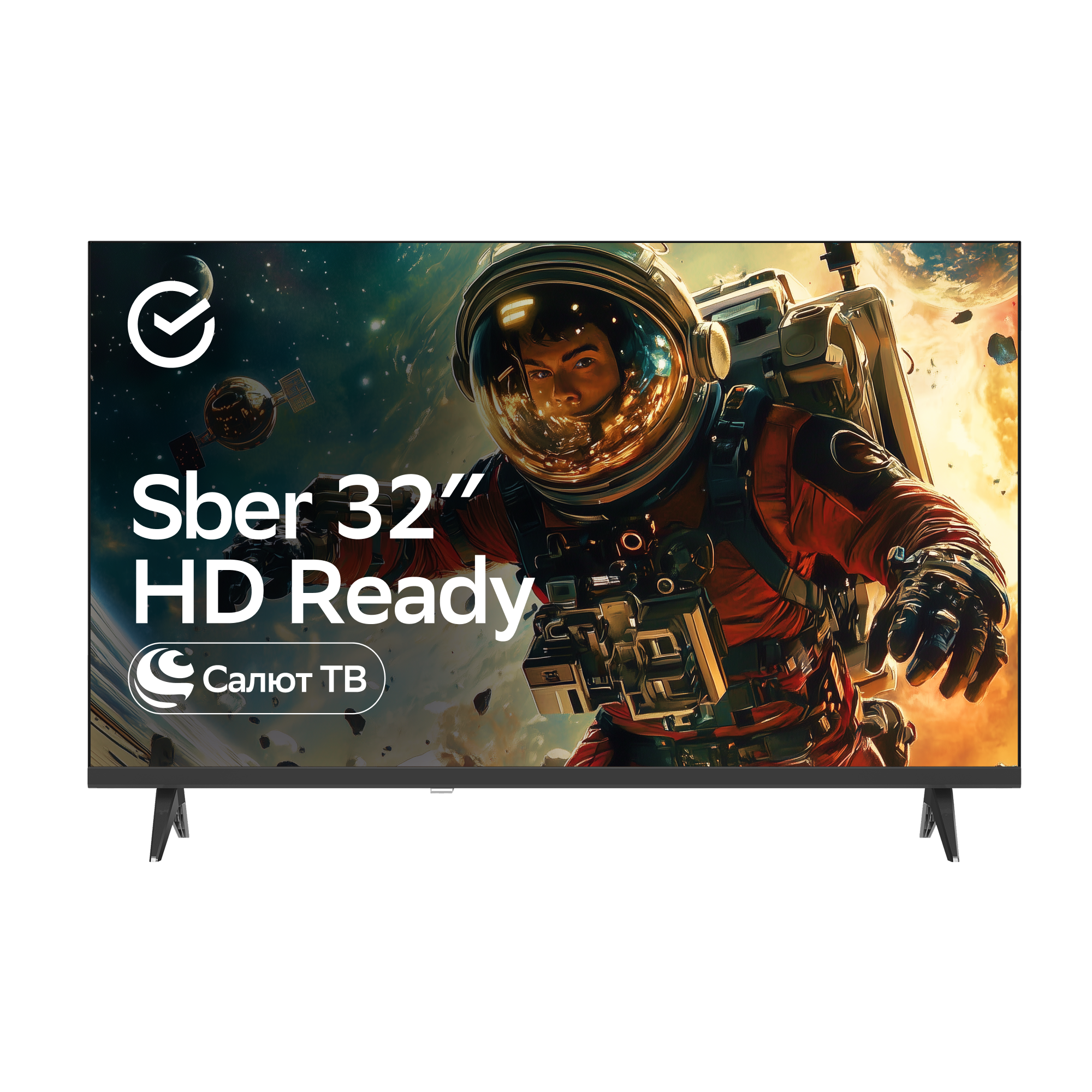 

Умный телевизор Sber SDX-32H3113, Чёрный